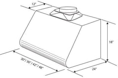 ZLINE 30 in. Under Cabinet Stainless Steel Range Hood 527-30 - Smart Kitchen Lab