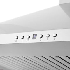ZLINE 30 in. Wall Mount Range Hood in Stainless Steel with Built-in CrownSound™ Bluetooth Speakers, KF1CRN-BT-30 - Smart Kitchen Lab
