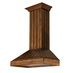 ZLINE 30 in. Wooden Wall Range Hood, Rustic Light, KPLL-30 - Smart Kitchen Lab
