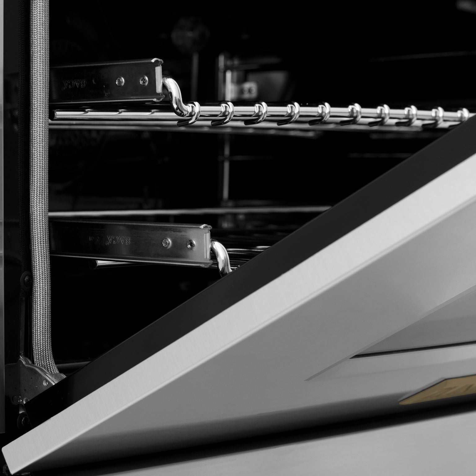 ZLINE 30 Inch Autograph Edition Gas Range in Stainless Steel with Champagne Bronze Accents, RGZ-30-CB - Smart Kitchen Lab