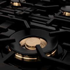 ZLINE 30 Inch Autograph Edition Gas Range in Stainless Steel with Champagne Bronze Accents, RGZ-30-CB - Smart Kitchen Lab