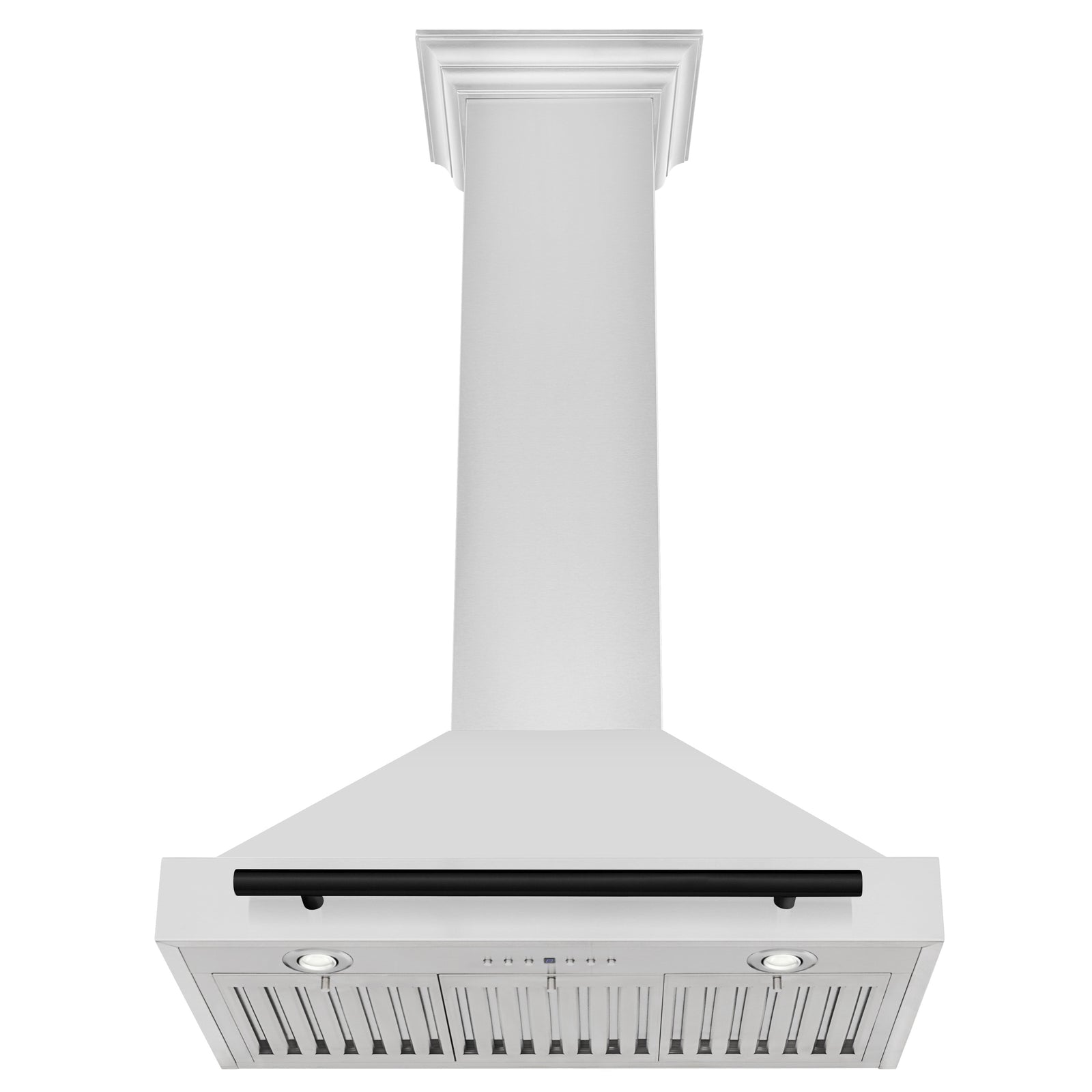 ZLINE 30 Inch Autograph Edition Stainless Steel Range Hood with Matte Black Handle, KB4STZ-30-MB - Smart Kitchen Lab
