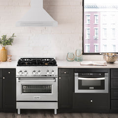 ZLINE 30 Inch Stainless Steel Range Hood with Stainless Steel Handle, KB4STX-30 - Smart Kitchen Lab