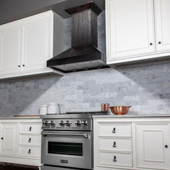 ZLINE 30 in.Wooden Wall Range Hood, Rustic Dark, KPDD-30 - Smart Kitchen Lab