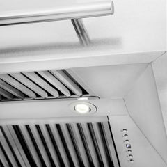 ZLINE 36" DuraSnow® Stainless Steel Range Hood, 8654SNX-36 - Smart Kitchen Lab