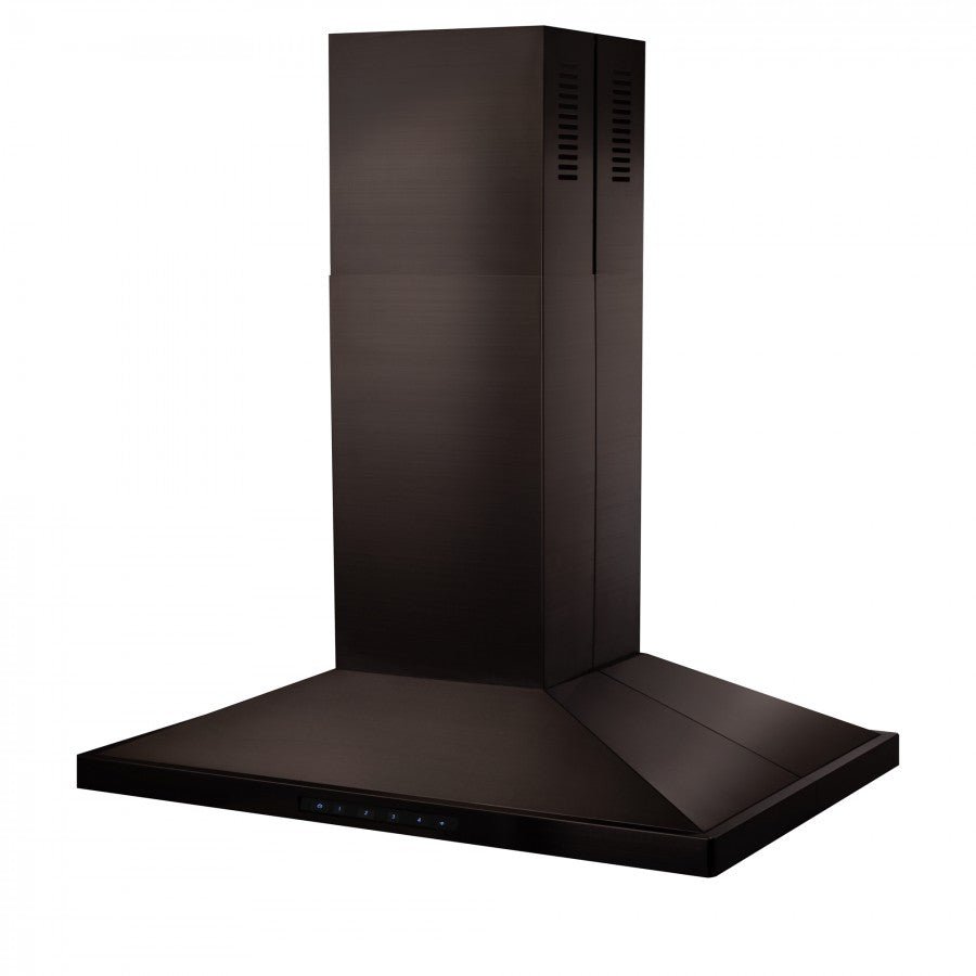 ZLINE 36 in. 400 CFM Island Range Hood in Black Stainless Steel, BSGL2iN-36 - Smart Kitchen Lab