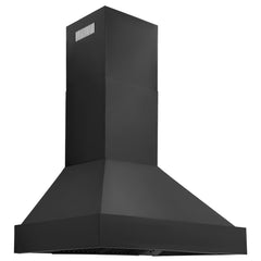ZLINE 36 in. 700 CFM Black Stainless Steel Wall Mount Range Hood, BS655N-36 - Smart Kitchen Lab