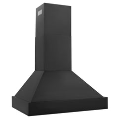 ZLINE 36 in. 700 CFM Black Stainless Steel Wall Mount Range Hood, BS655N-36 - Smart Kitchen Lab