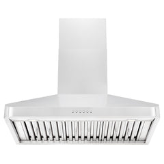 ZLINE 36 In. Alpine Series Ducted Wall Mount Range Hood in Stainless Steel, ALP100WL-36 - Smart Kitchen Lab