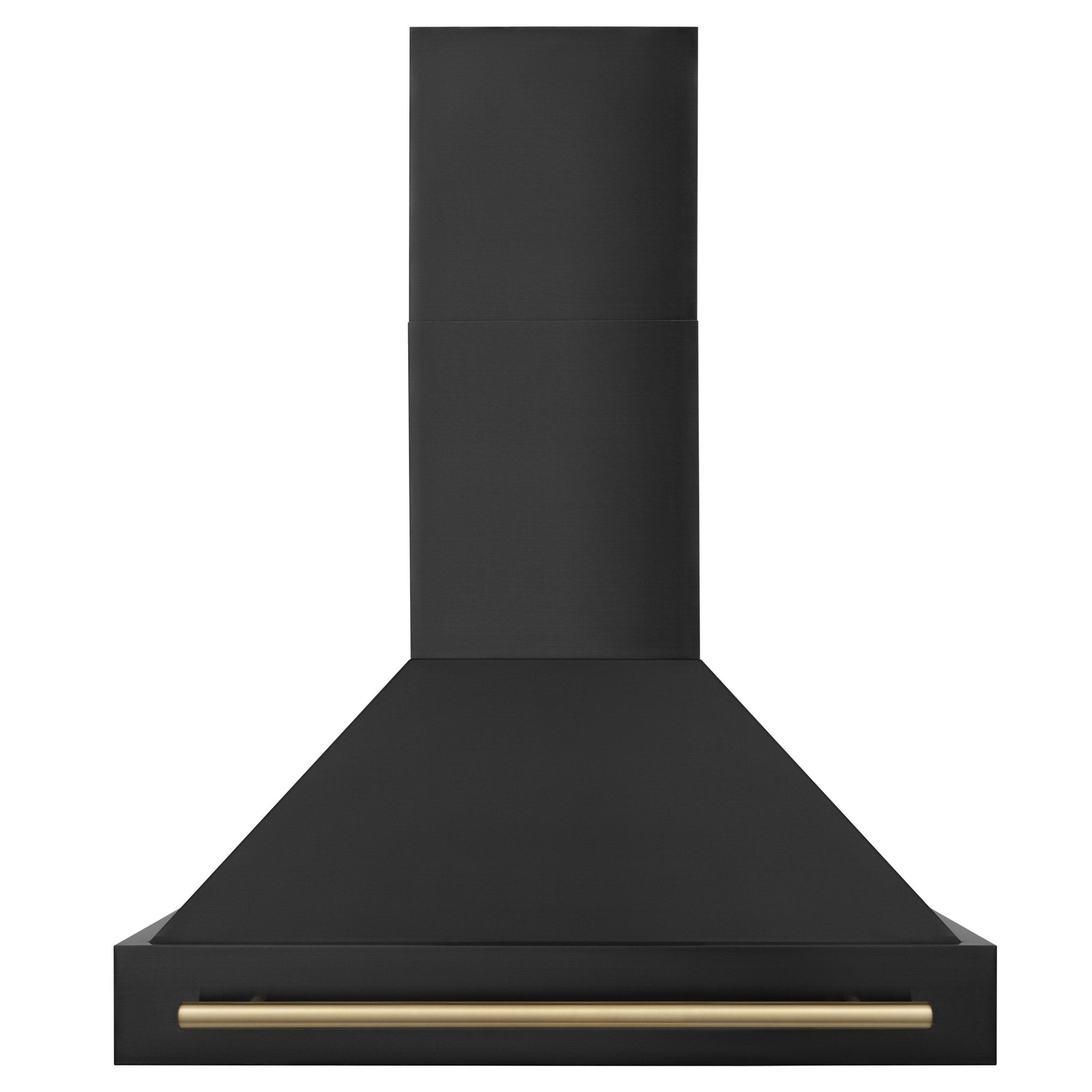 ZLINE 36 In. Autograph Edition Black Stainless Steel Range Hood with Champagne Bronze Handle, BS655Z-36-CB - Smart Kitchen Lab