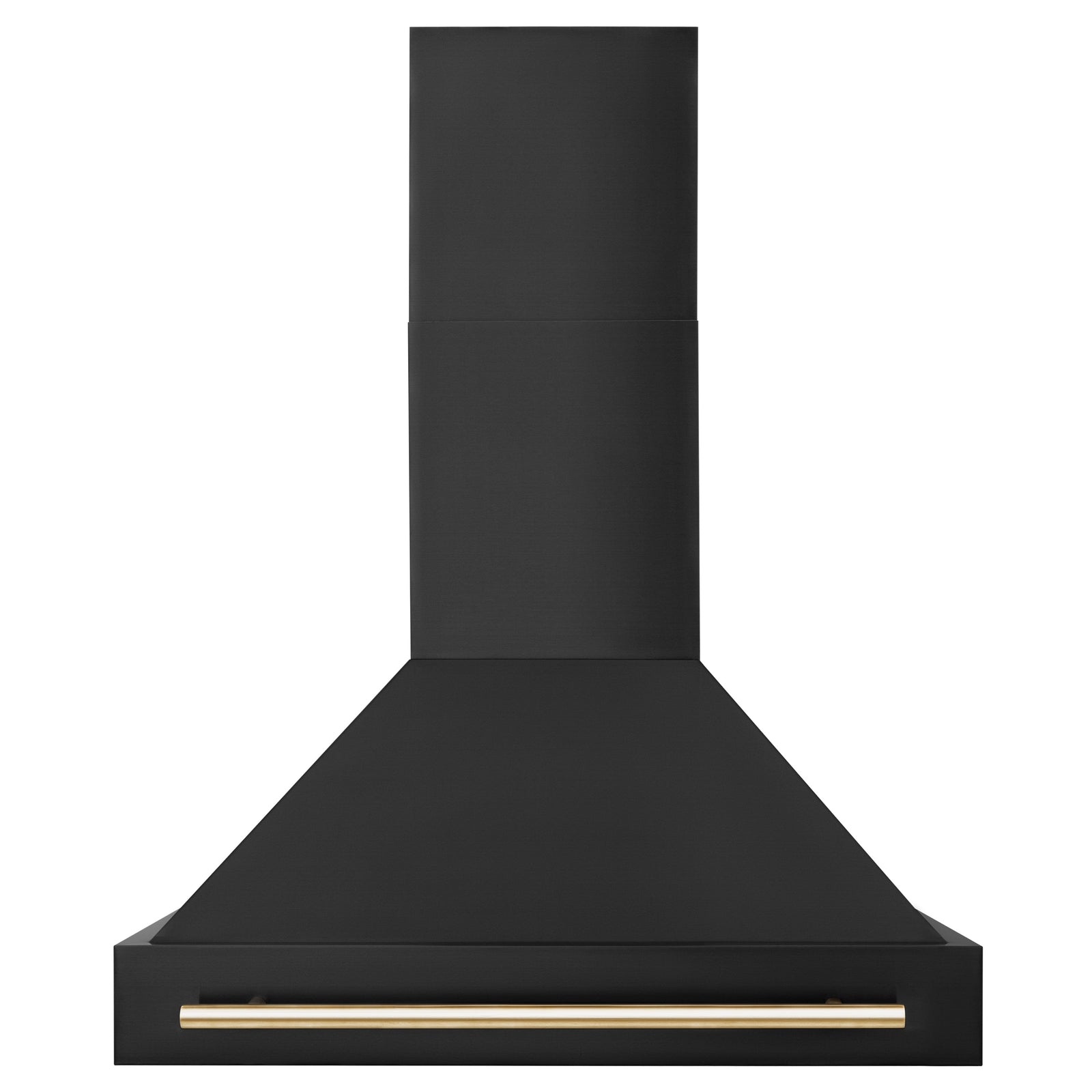 ZLINE 36 In. Autograph Edition Black Stainless Steel Range Hood with Gold Handle, BS655Z-36-G - Smart Kitchen Lab