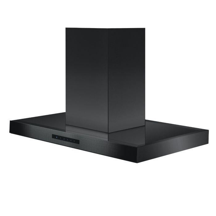 ZLINE 36 In. Convertible Island Mount Range Hood in Black Stainless Steel, BSKE2iN-36 - Smart Kitchen Lab