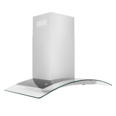 ZLINE 36 in. Convertible Vent Wall Mount Range Hood in Stainless Steel & Glass, KN4-36 - Smart Kitchen Lab