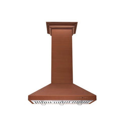 ZLINE 36 in. Copper Island Range Hood 8KL3iC-36 - Smart Kitchen Lab