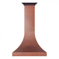 ZLINE 36 in. Designer Series Hand-Hammered Copper Finish Wall Range Hood, 8632H-36 - Smart Kitchen Lab