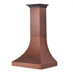 ZLINE 36 in. Designer Series Hand-Hammered Copper Finish Wall Range Hood, 8632H-36 - Smart Kitchen Lab