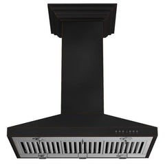 ZLINE 36 in. Designer Series Oil-Rubbed Bronze Island Range Hood, 8KL3iB-36 - Smart Kitchen Lab