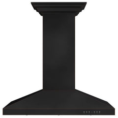 ZLINE 36 in. Designer Series Oil-Rubbed Bronze Island Range Hood, 8KL3iB-36 - Smart Kitchen Lab