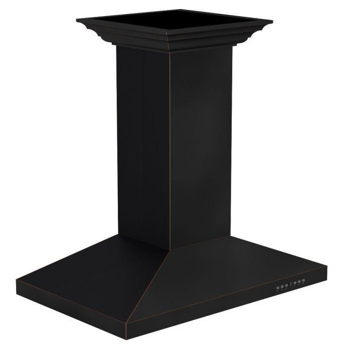 ZLINE 36 in. Designer Series Oil-Rubbed Bronze Island Range Hood, 8KL3iB-36 - Smart Kitchen Lab