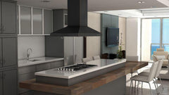 ZLINE 36 in. Designer Series Oil-Rubbed Bronze Island Range Hood, 8KL3iB-36 - Smart Kitchen Lab