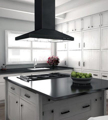 ZLINE 36 in. Designer Series Oil-Rubbed Bronze Island Range Hood, 8KL3iB-36 - Smart Kitchen Lab