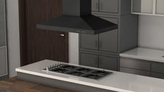 ZLINE 36 in. Designer Series Oil-Rubbed Bronze Island Range Hood, 8KL3iB-36 - Smart Kitchen Lab