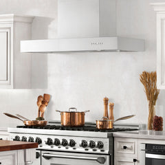 ZLINE 36 In. Ducted Professional Wall Mount Range Hood in Stainless Steel, KECOM-36 - Smart Kitchen Lab