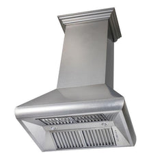 ZLINE 36 in. DuraSnow® Stainless Steel Wall Range Hood, 8687S-36 - Smart Kitchen Lab