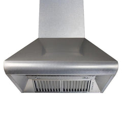 ZLINE 36 in. DuraSnow® Stainless Steel Wall Range Hood, 8687S-36 - Smart Kitchen Lab
