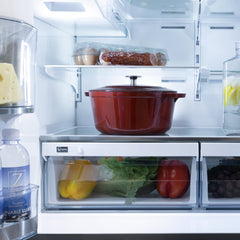 ZLINE 36 In. French Door Refrigerator with Water Dispenser, Ice Maker in Fingerprint Resistant Stainless Steel, RFM-W-36 - Smart Kitchen Lab
