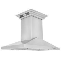 ZLINE 36 in. Island Mount Range Hood in Stainless Steel with Built-in CrownSound Bluetooth Speakers, GL1iCRN-BT-36 - Smart Kitchen Lab