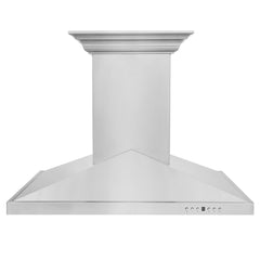 ZLINE 36 in. Island Mount Range Hood in Stainless Steel with Built-in CrownSound Bluetooth Speakers, GL1iCRN-BT-36 - Smart Kitchen Lab