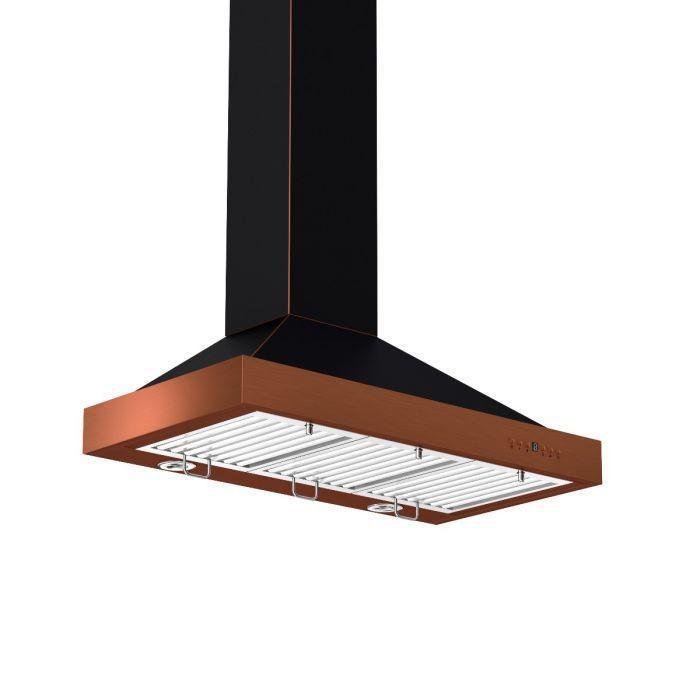 ZLINE 36 in. Oil-Rubbed Bronze Wall Range Hood, KB2-BCXXX-36 - Smart Kitchen Lab