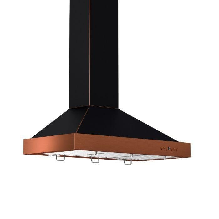 ZLINE 36 in. Oil-Rubbed Bronze Wall Range Hood, KB2-BCXXX-36 - Smart Kitchen Lab