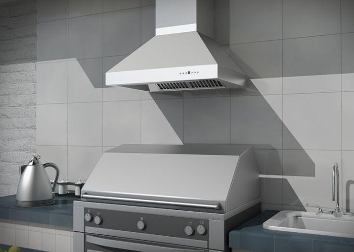 ZLINE 36 In. Outdoor Ducted Wall Mount Range Hood in Outdoor Approved Stainless Steel, 667-304-36 - Smart Kitchen Lab