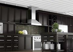 ZLINE 36 in. Remote Dual Blower Stainless Wall Range Hood, 597-RD-36 - Smart Kitchen Lab