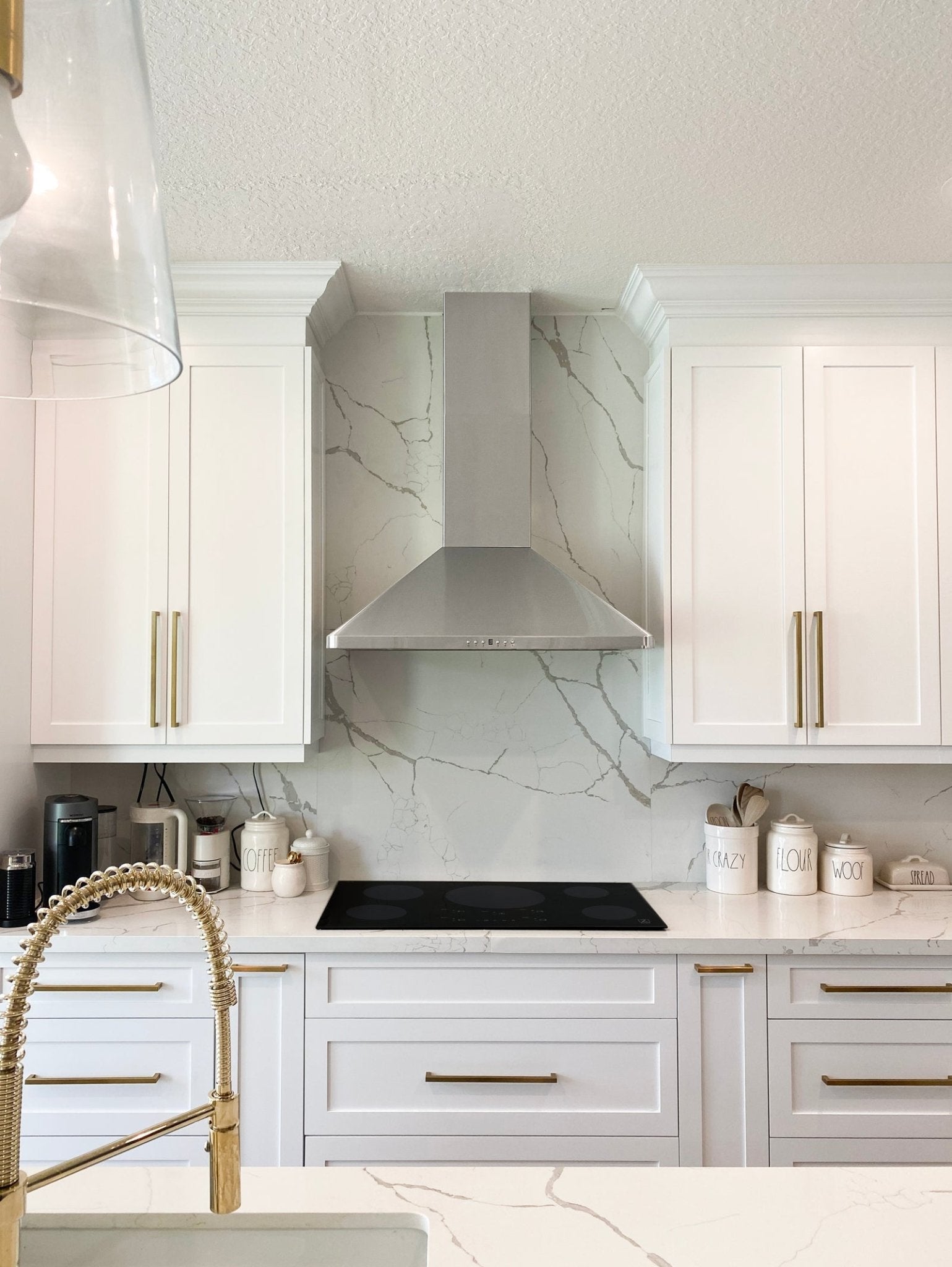 ZLINE 36 in. Stainless Steel Indoor Wall Range Hood KF1-36 - Smart Kitchen Lab
