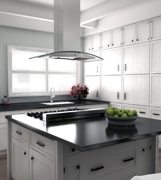ZLINE 36 in. Stainless Steel Island Range Hood GL14i-36 - Smart Kitchen Lab