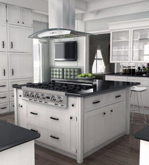 ZLINE 36 in. Stainless Steel Island Range Hood, GL5i-36 - Smart Kitchen Lab