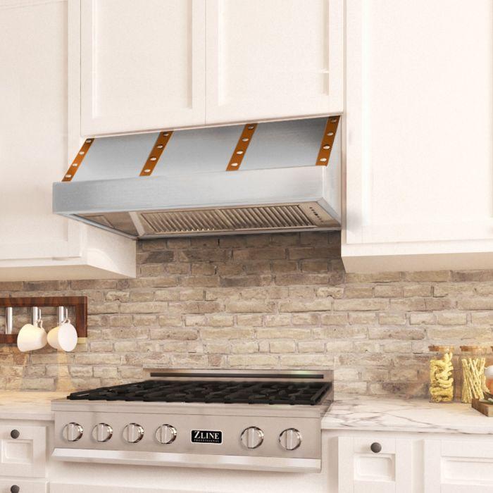 ZLINE 36 in. Under Cabinet Stainless Steel Vent Range Hood, 435-SXCCS-36 - Smart Kitchen Lab
