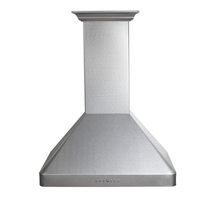 ZLINE 36 in. Wall Range Hood, DuraSnow® Finished, Stainless Steel, 8KF2S-36 - Smart Kitchen Lab