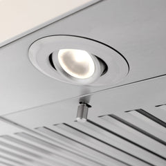 ZLINE 36 in. Wooden Wall Mount Range Hood in White, KPTT-36 - Smart Kitchen Lab