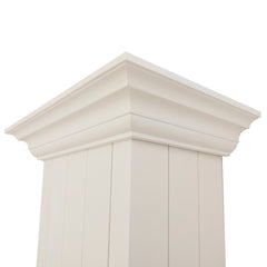 ZLINE 36 in. Wooden Wall Mount Range Hood in White, KPTT-36 - Smart Kitchen Lab
