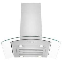 ZLINE 36 Inch Alpine Series Convertible Island Mount Range Hood in Stainless Steel, ALP70IS-36 - Smart Kitchen Lab