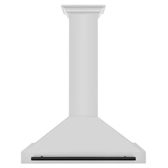 ZLINE 36 Inch Autograph Edition Stainless Steel Range Hood with Matte Black Handle, KB4STZ-36-MB - Smart Kitchen Lab