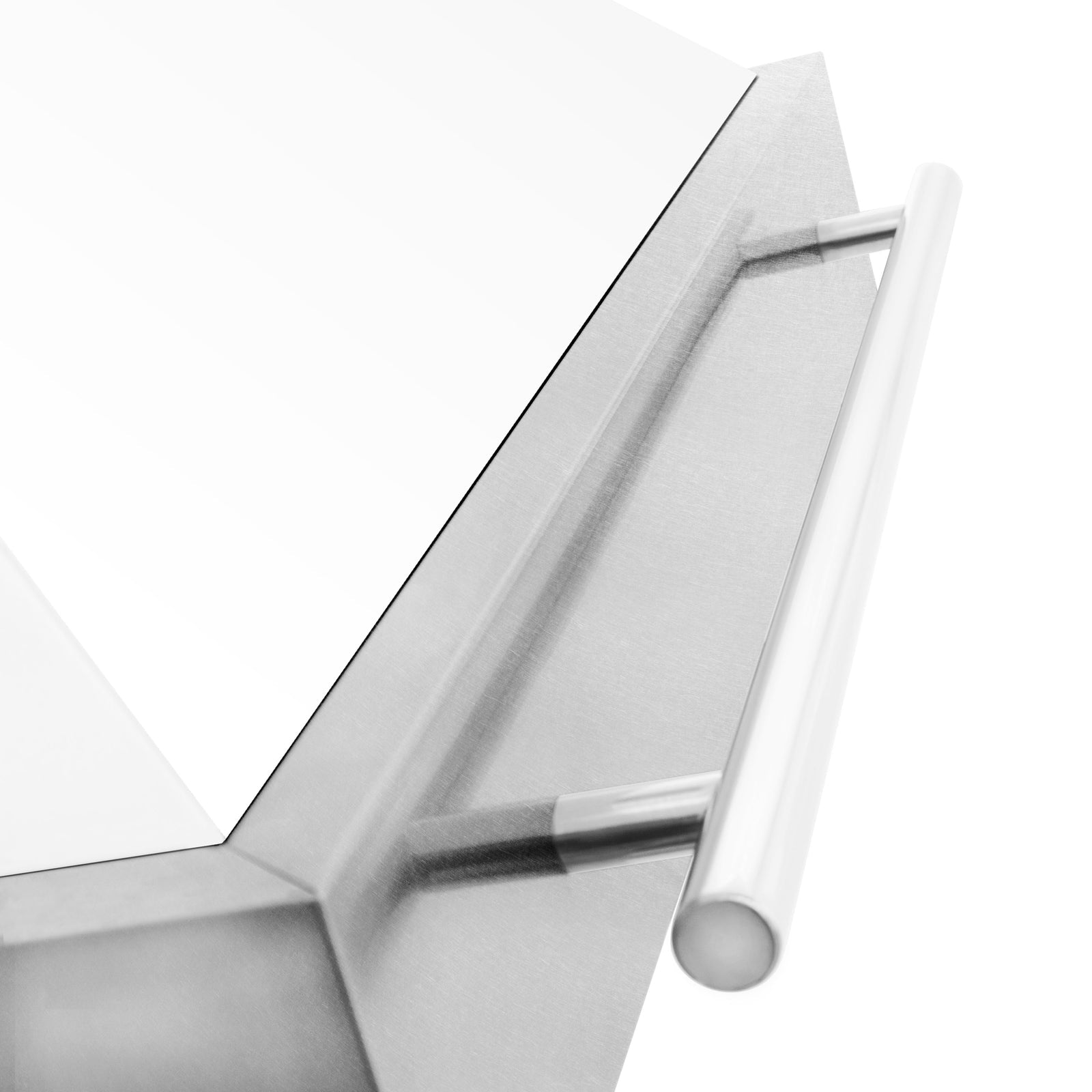 ZLINE 36 Inch DuraSnow® Stainless Steel Range Hood with White Matte Shell, 8654SNX-WM-36 - Smart Kitchen Lab
