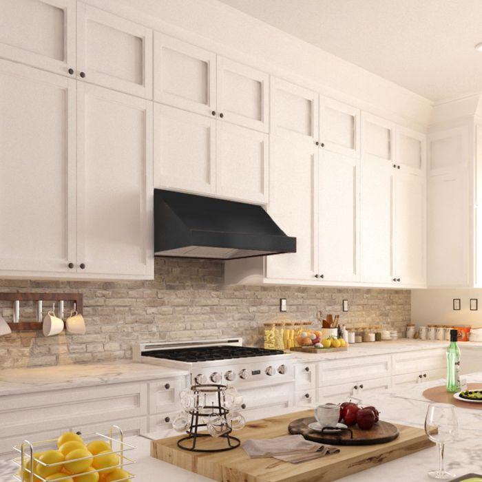 ZLINE 36 in.Oil-Rubbed Under Cabinet Range Hood 8685B-36 - Smart Kitchen Lab