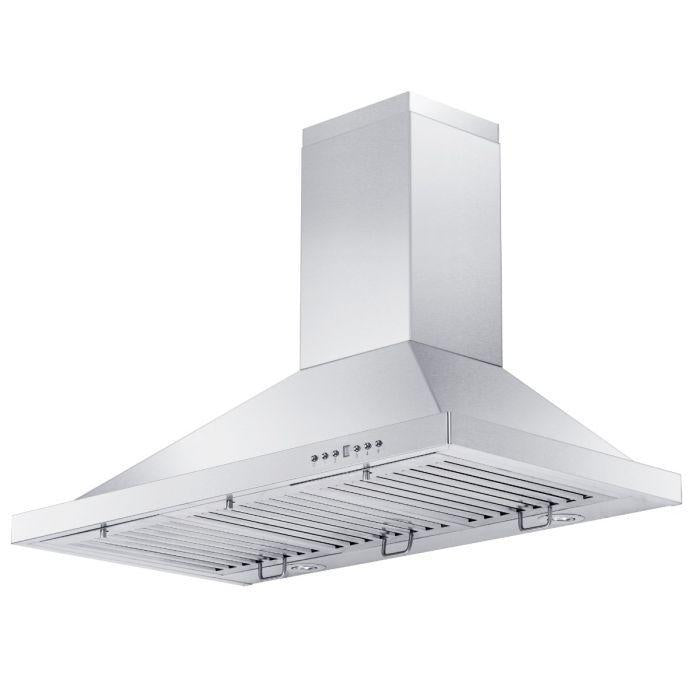 ZLINE 42 in. Convertible Vent Wall Mount Range Hood in Stainless Steel, KB-42 - Smart Kitchen Lab