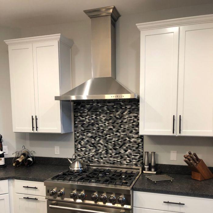ZLINE 42 in. Convertible Vent Wall Mount Range Hood in Stainless Steel, KB-42 - Smart Kitchen Lab