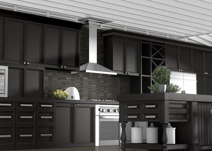 ZLINE 42 in. Convertible Vent Wall Mount Range Hood in Stainless Steel with Crown Molding, KL2CRN-42 - Smart Kitchen Lab